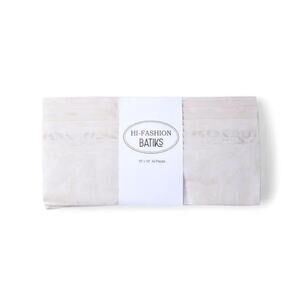 Cream Batiks Layer Cake by Hi Fashion Batiks